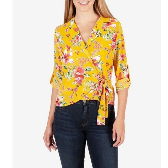 Kut from the Kloth Tops - NWT kut from the kloth sheer floral blouse size medium